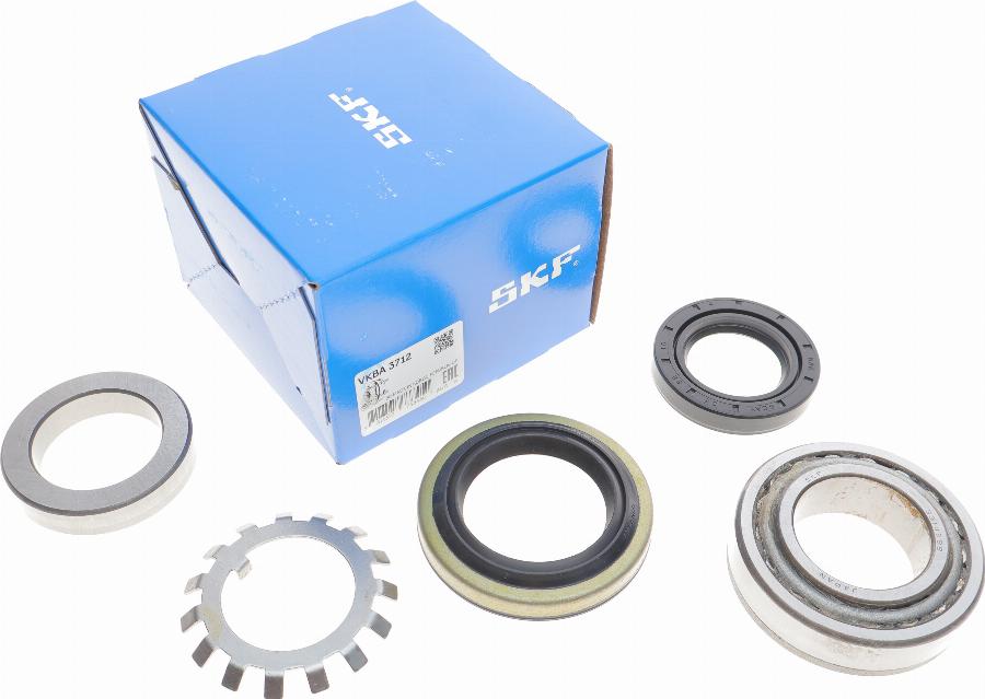 SKF VKBA 3712 - Подшипник ступицы колеса, комплект autospares.lv