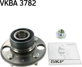 SKF VKBA 3782 - Подшипник ступицы колеса, комплект autospares.lv