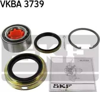SKF VKBA 3739 - Подшипник ступицы колеса, комплект autospares.lv
