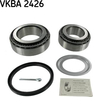 SKF VKBA 2426 - Подшипник ступицы колеса, комплект autospares.lv