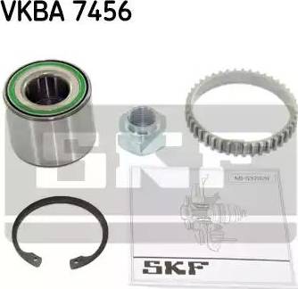 SKF VKBA 7456 - Подшипник ступицы колеса, комплект autospares.lv