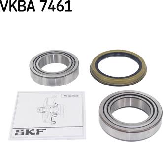 SKF VKBA 7461 - Подшипник ступицы колеса, комплект autospares.lv