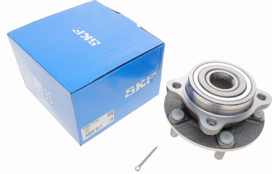 SKF VKBA 7406 - Подшипник ступицы колеса, комплект autospares.lv