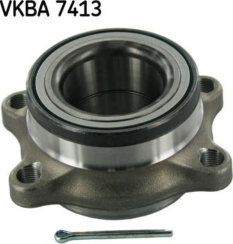 SKF VKBA 7413 - Подшипник ступицы колеса, комплект autospares.lv