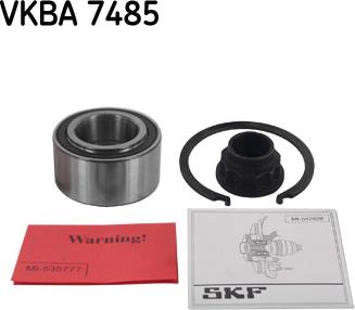 SKF VKBA 7485 - Подшипник ступицы колеса, комплект autospares.lv