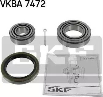 SKF VKBA 7472 - Подшипник ступицы колеса, комплект autospares.lv