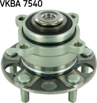 SKF VKBA 7540 - Подшипник ступицы колеса, комплект autospares.lv