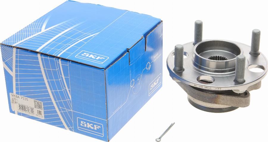 SKF VKBA 7535 - Подшипник ступицы колеса, комплект autospares.lv