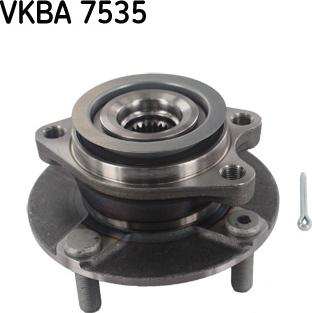 SKF VKBA 7535 - Подшипник ступицы колеса, комплект autospares.lv