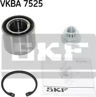 SKF VKBA 7525 - Подшипник ступицы колеса, комплект autospares.lv