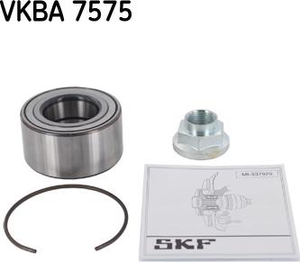 SKF VKBA 7575 - Подшипник ступицы колеса, комплект autospares.lv