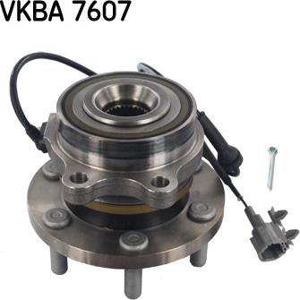 SKF VKBA 7607 - Подшипник ступицы колеса, комплект autospares.lv
