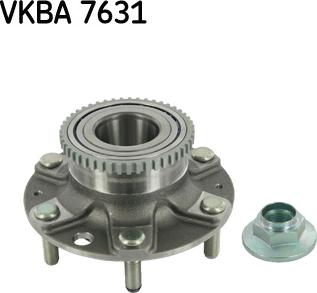 SKF VKBA 7631 - Подшипник ступицы колеса, комплект autospares.lv