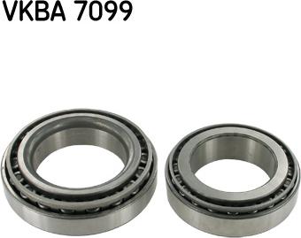 SKF VKBA 7099 - Подшипник ступицы колеса, комплект autospares.lv