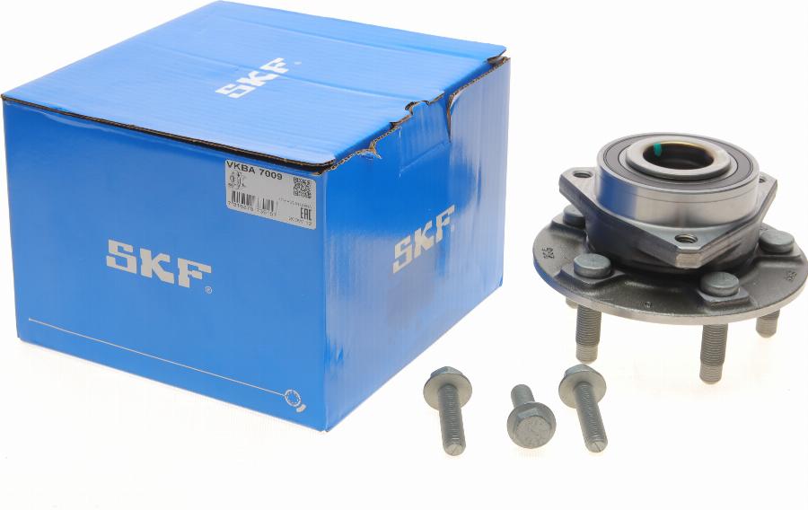 SKF VKBA 7009 - Подшипник ступицы колеса, комплект autospares.lv