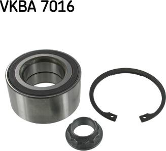 SKF VKBA 7016 - Подшипник ступицы колеса, комплект autospares.lv