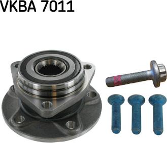 SKF VKBA 7011 - Подшипник ступицы колеса, комплект autospares.lv
