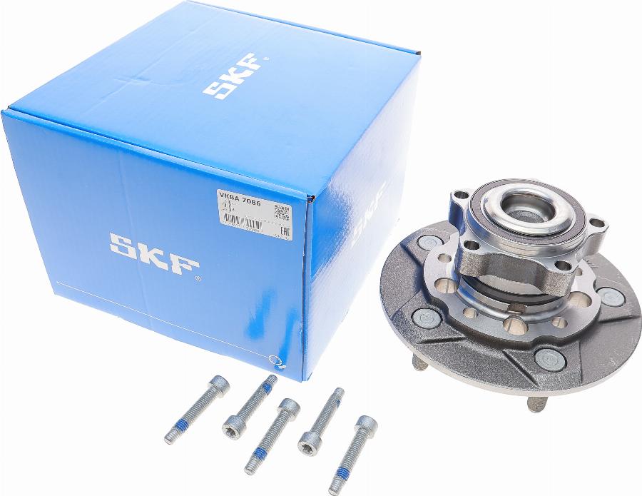 SKF VKBA 7086 - Подшипник ступицы колеса, комплект autospares.lv