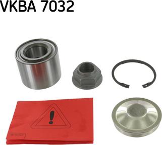 SKF VKBA 7032 - Подшипник ступицы колеса, комплект autospares.lv