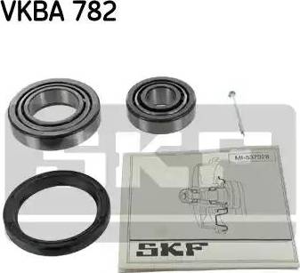 SKF VKBA 782 - Подшипник ступицы колеса, комплект autospares.lv