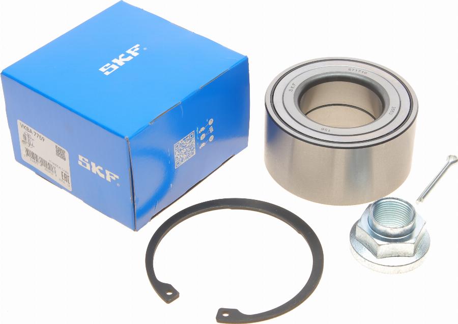 SKF VKBA 7759 - Подшипник ступицы колеса, комплект autospares.lv