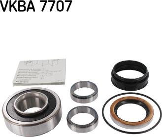 SKF VKBA 7707 - Подшипник ступицы колеса, комплект autospares.lv