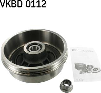 SKF VKBD 0112 - Тормозной барабан autospares.lv