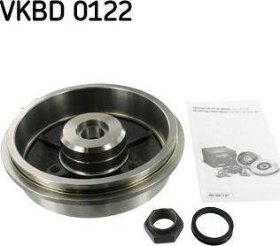 SKF VKBD 0122 - Тормозной барабан autospares.lv