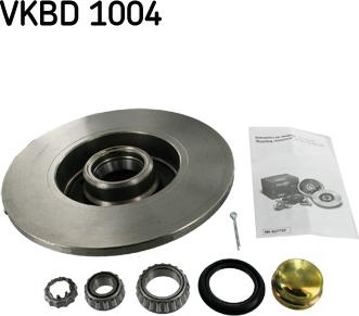 SKF VKBD 1004 - Тормозной диск autospares.lv