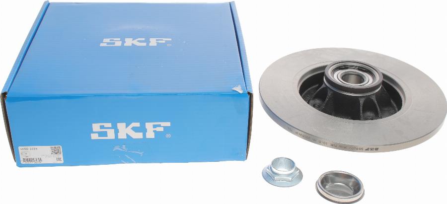 SKF VKBD 1016 - Тормозной диск autospares.lv