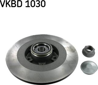 SKF VKBD 1030 - Тормозной диск autospares.lv