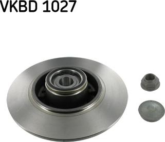 SKF VKBD 1027 - Тормозной диск autospares.lv