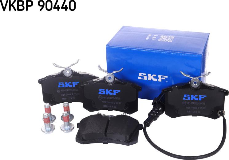 SKF VKBP 90440 E - Тормозные колодки, дисковые, комплект autospares.lv
