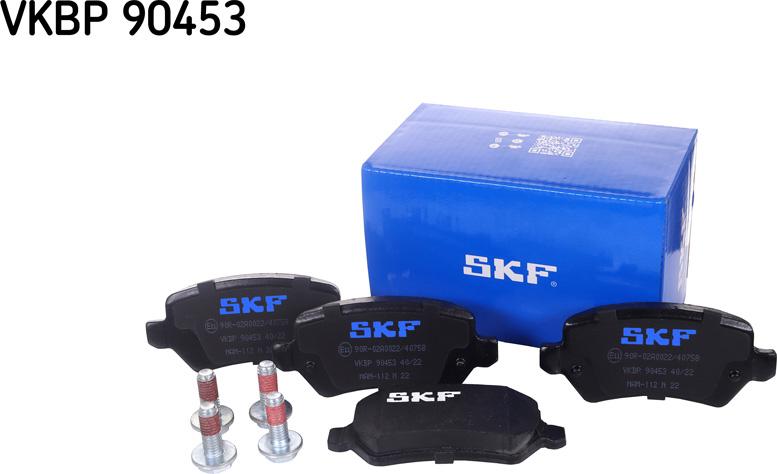 SKF VKBP 90453 - Тормозные колодки, дисковые, комплект autospares.lv