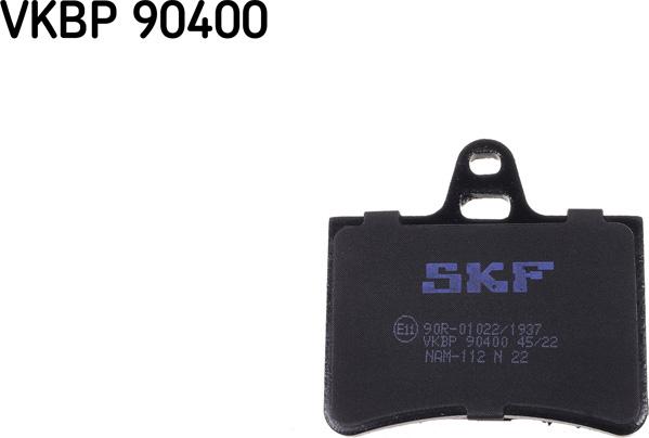 SKF VKBP 90400 - Тормозные колодки, дисковые, комплект autospares.lv