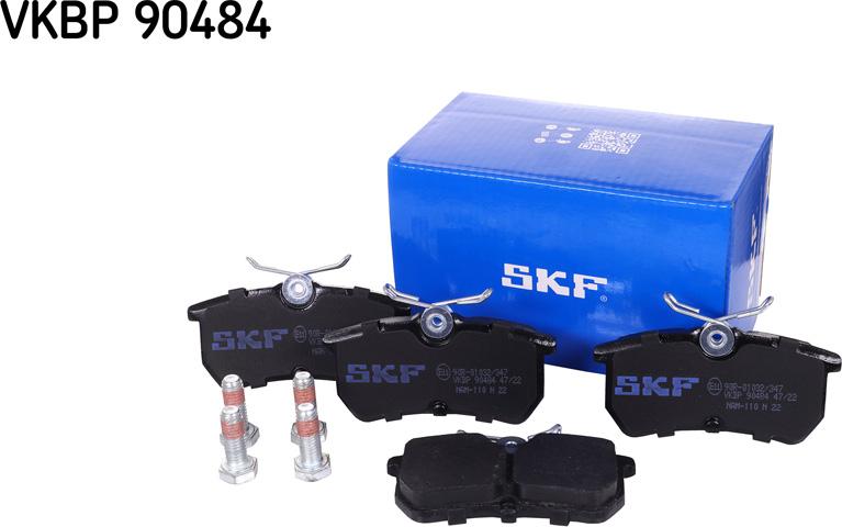 SKF VKBP 90484 - Тормозные колодки, дисковые, комплект autospares.lv