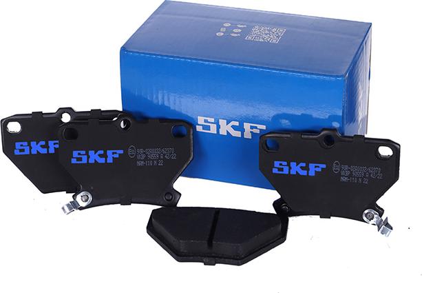 SKF VKBP 90559 A - Тормозные колодки, дисковые, комплект autospares.lv