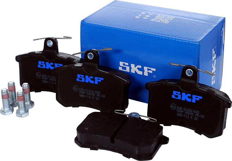 SKF VKBP 90606 - Тормозные колодки, дисковые, комплект autospares.lv