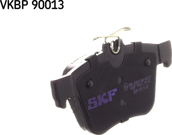 SKF VKBP 90013 - Тормозные колодки, дисковые, комплект autospares.lv