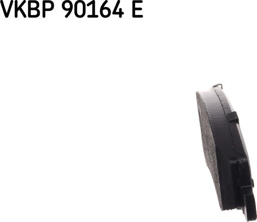 SKF VKBP 90164 E - Тормозные колодки, дисковые, комплект autospares.lv