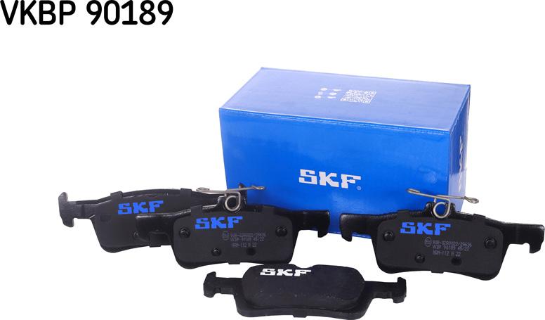 SKF VKBP 90189 - Тормозные колодки, дисковые, комплект autospares.lv