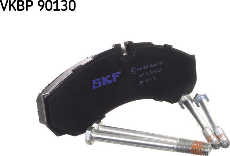 SKF VKBP 90130 - Тормозные колодки, дисковые, комплект autospares.lv