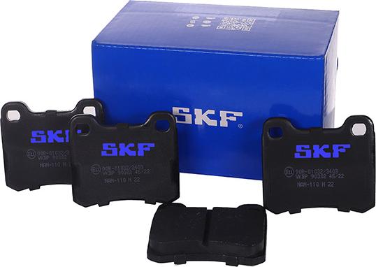SKF VKBP 90302 - Тормозные колодки, дисковые, комплект autospares.lv