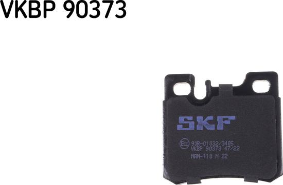 SKF VKBP 90373 - Тормозные колодки, дисковые, комплект autospares.lv