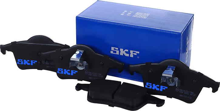 SKF VKBP 90261 - Тормозные колодки, дисковые, комплект autospares.lv