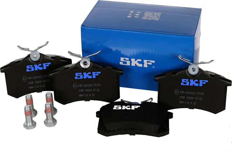 SKF VKBP 90209 - Тормозные колодки, дисковые, комплект autospares.lv