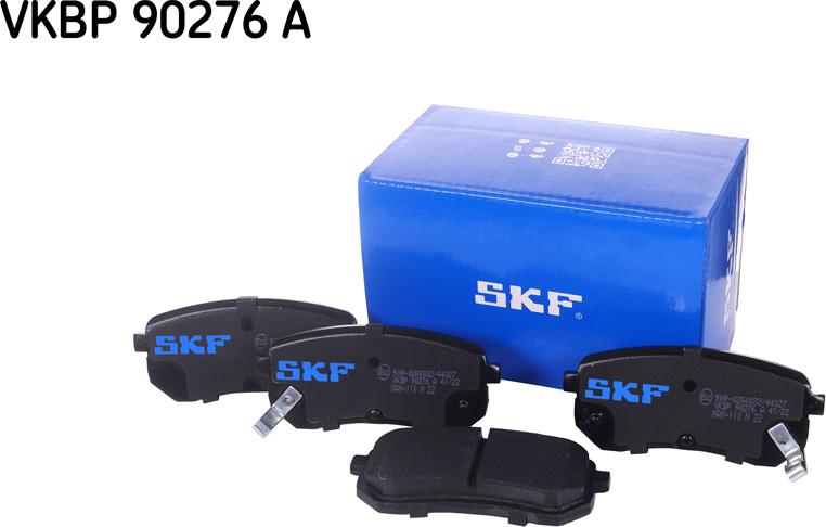 SKF VKBP 90276 A - Тормозные колодки, дисковые, комплект autospares.lv