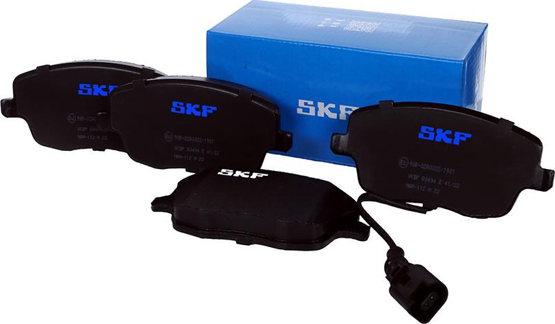 SKF VKBP 80494 E - Тормозные колодки, дисковые, комплект autospares.lv