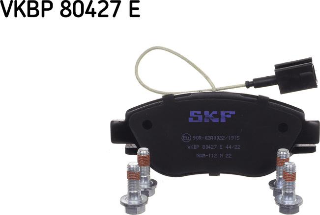 SKF VKBP 80427 E - Тормозные колодки, дисковые, комплект autospares.lv