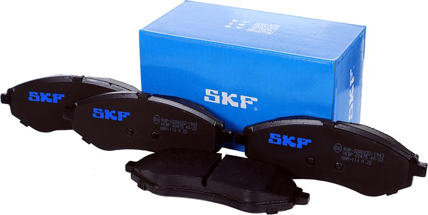 SKF VKBP 80475 - Тормозные колодки, дисковые, комплект autospares.lv